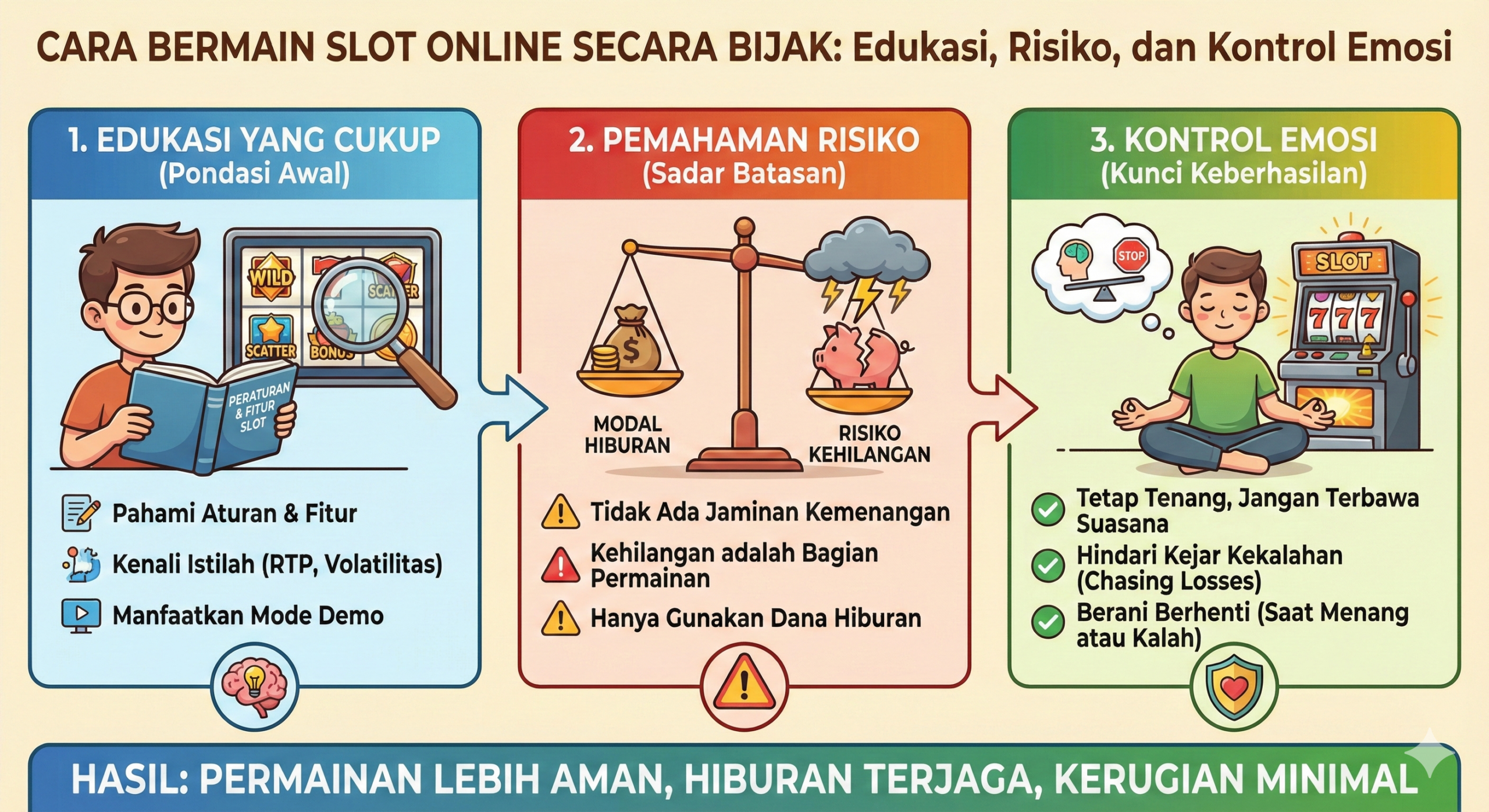 Cara Bermain Slot Online Secara Bijak: Edukasi, Risiko, dan Kontrol Emosi